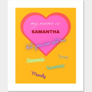 Samantha Posters and Art